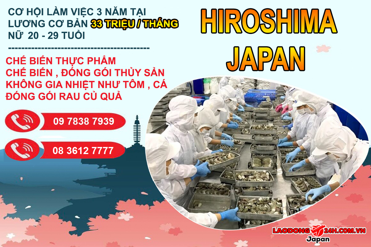 Chế biến đóng gói thủy sản và rau củ quả