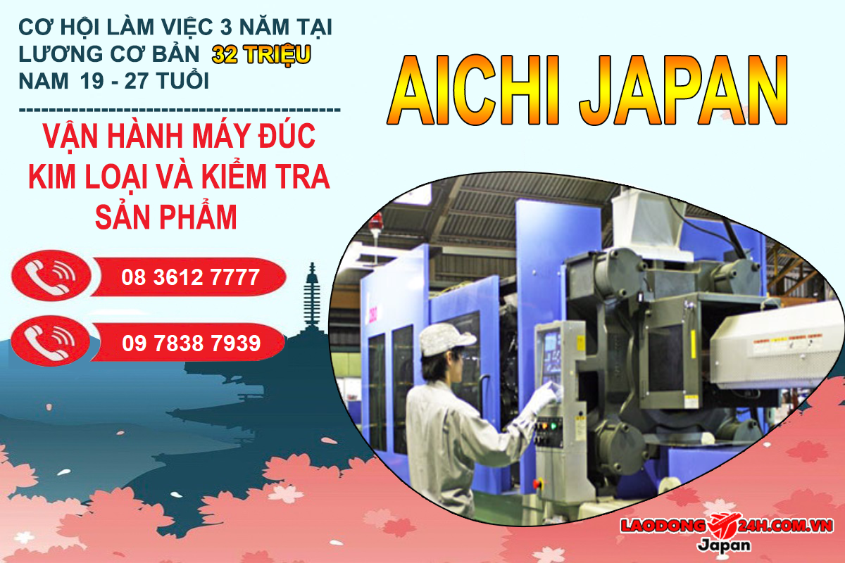 Vận hành máy đúc kim loại và kiểm tra sản phẩm