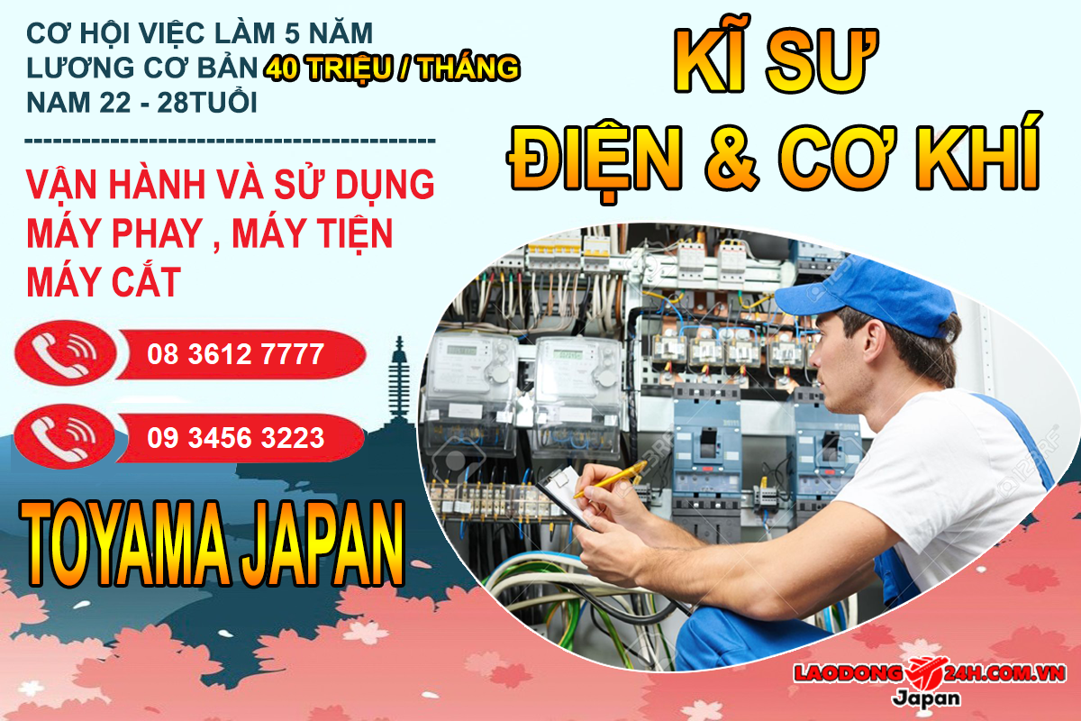Kĩ sư Điện & Cơ Khí – Vận hành máy gia công cơ khí