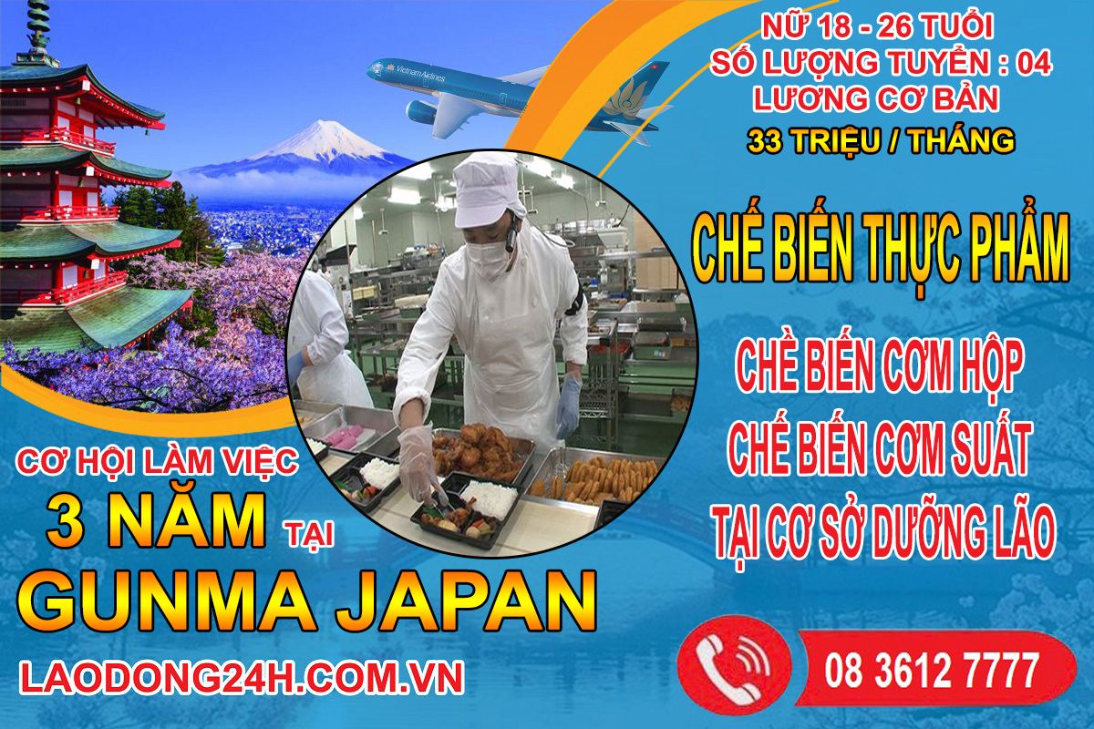 Chế biến cơm hộp tại cơ sở dưỡng lão