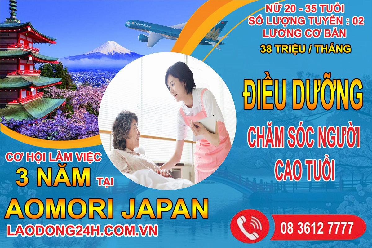 Đơn hàng điều dưỡng chăm sóc người cao tuổi
