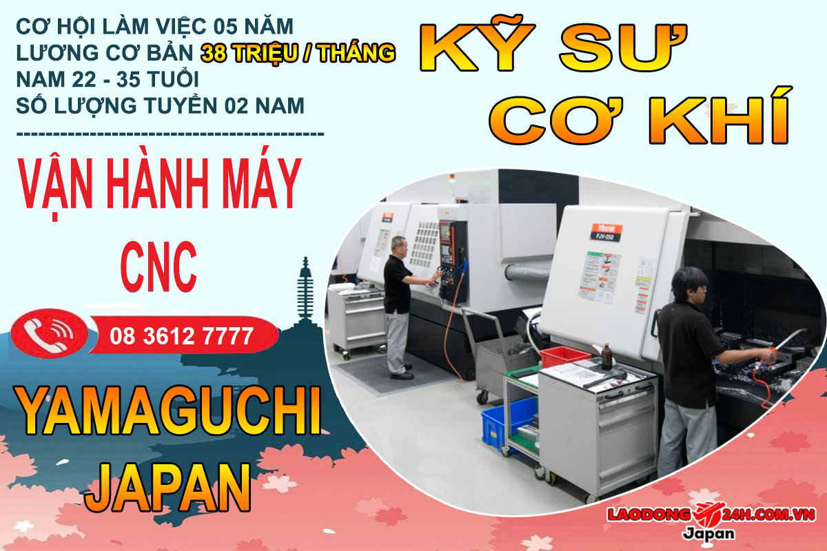 Kỹ sư cơ khí – Vận hành máy CNC