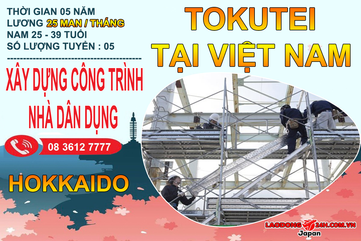 Tokutei Xây Dựng Hokkaido