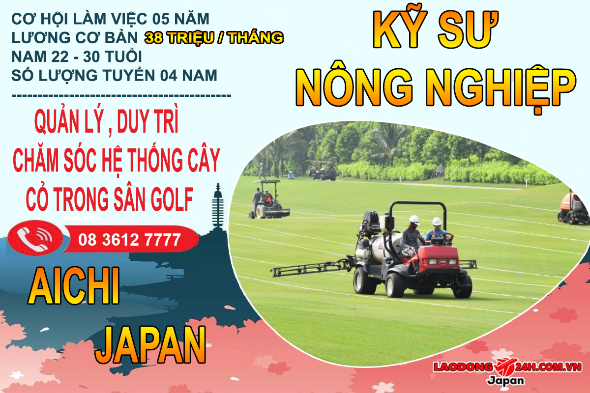 Kỹ Sư Nông Nghiệp Quản lý sân golf